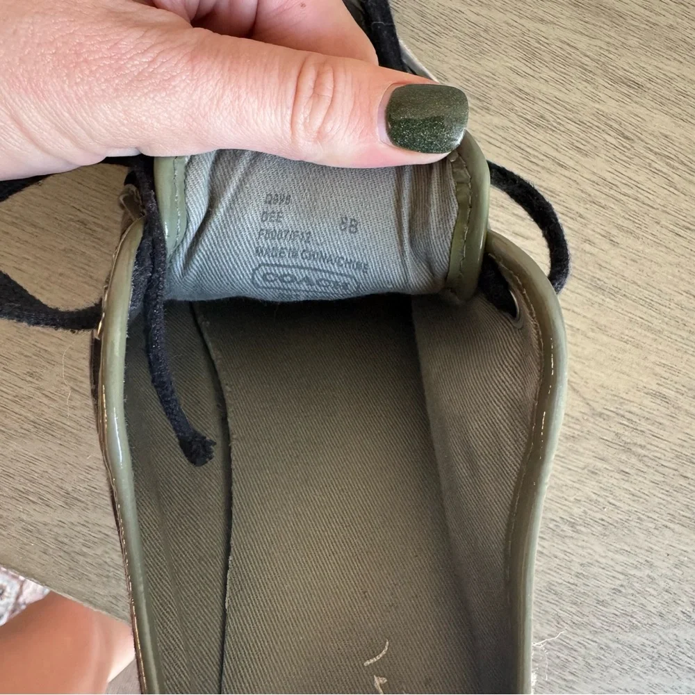 Coach Black and Gray Signature Canvas Sneakers